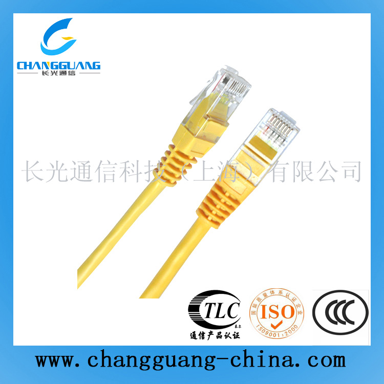 超五類非屏蔽網絡跳線（黃色）